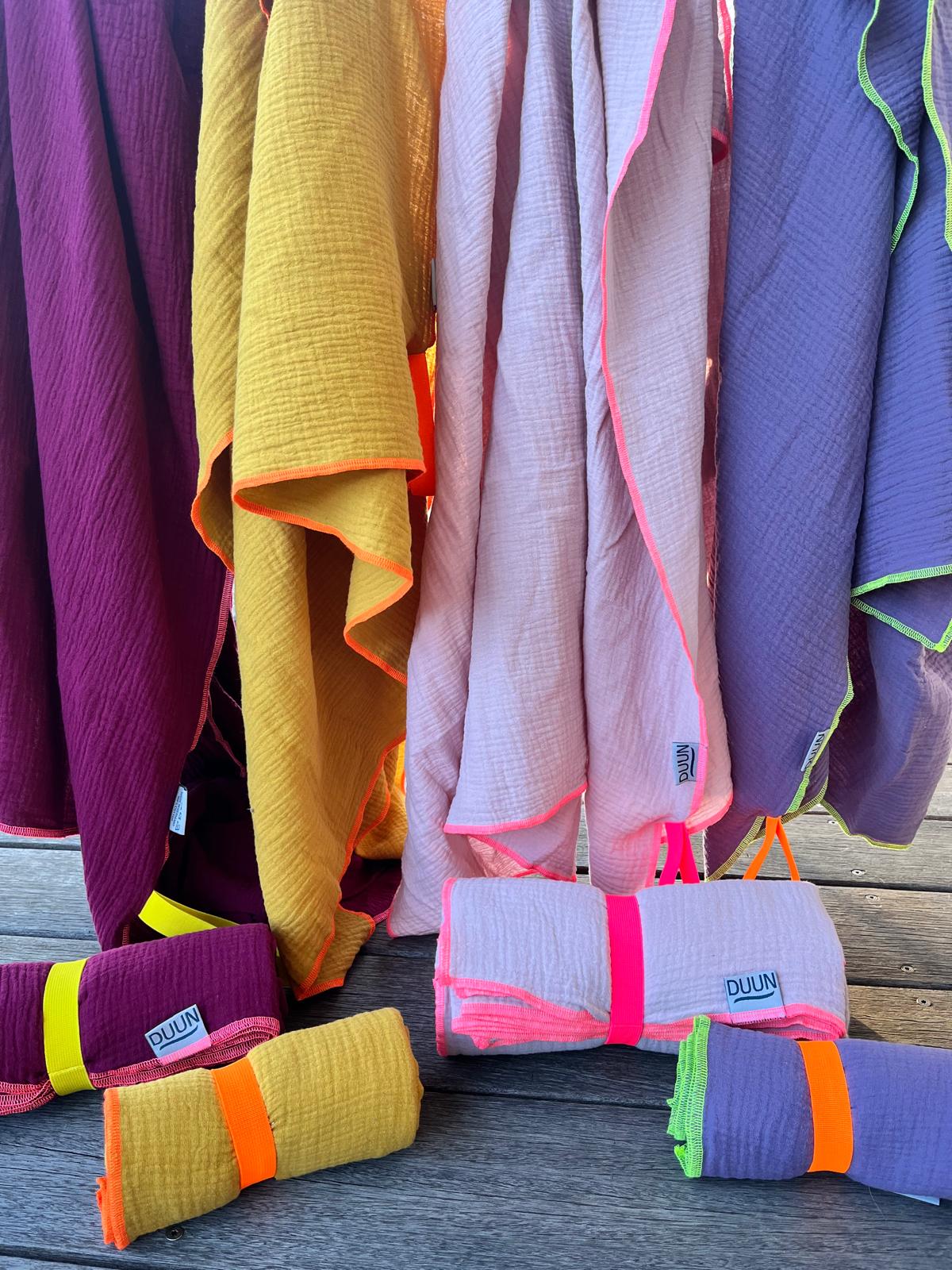 Reisehandtuch Basic neon / Bundle (3er Set)